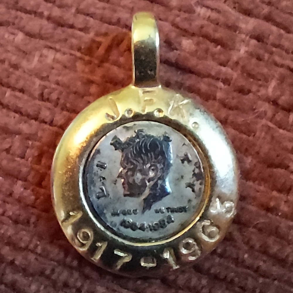 JFK Memorabilia Coin Pendant